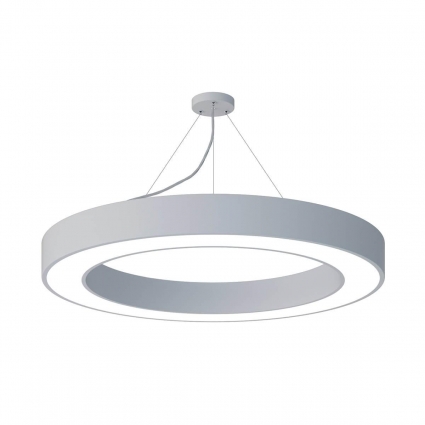 Подвесной светодиодный cветильник Geometria ЭРА Ring SPO-134-W-40K-056 56Вт 4000К белый Б0050564 в стиле модерн, цвет белый