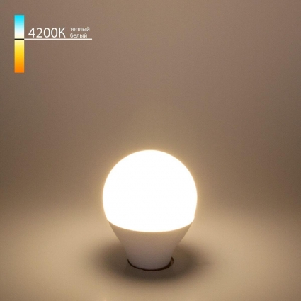 Лампа светодиодная Elektrostandard E14 9W 4200K матовая BLE1443 4690389183768 цвет матовый, мощность 15 Вт
