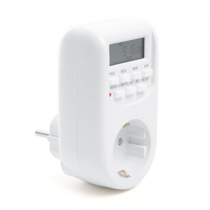 Розетка с таймером Feron TM26 41815, цвет белый