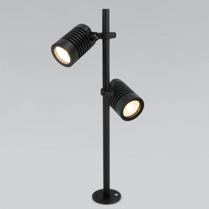 Уличный светодиодный светильник Elektrostandard Landscape/2 черный 041 FL Led 4690389184212 в современном стиле, цвет черный