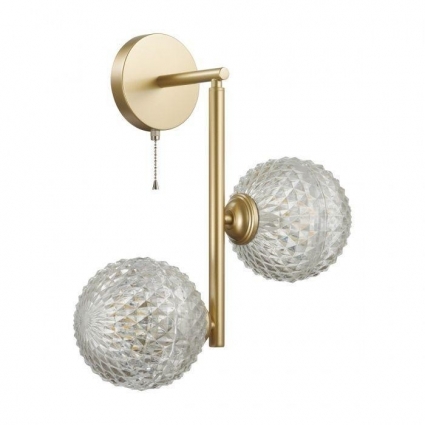 Бра Lumion Geneva 5292/2W в стиле модерн, цвет матовое золото, мощность 16 Вт