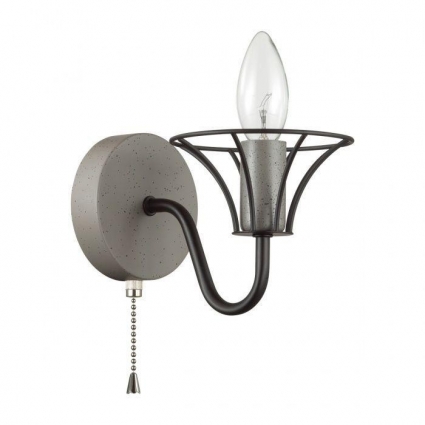 Lumion Бра Blake Blake 5295/1W в стиле кантри, цвет серый, мощность 60 Вт
