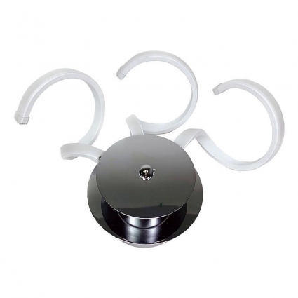 Бра Elvan BR-136/3-8W-NH-Wh в стиле Хай-тек, цвет хром