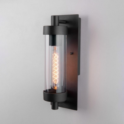 Уличный настенный светильник Elektrostandard Pipe D 35151/D чёрный 4690389183737 цвет черный, мощность 60 Вт