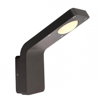 Уличный настенный светодиодный светильник Deko-Light Gruis 731055 в современном стиле, цвет черный