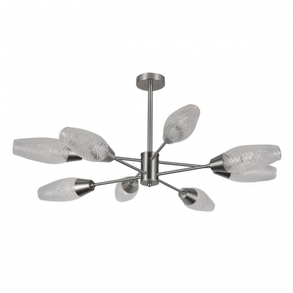 Потолочная люстра Escada Desire 10165/8PL Nickel в современном стиле, цвет никель