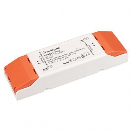 Драйвер Arlight ARJ-SP-71700-PFC 48-71V 50W IP20 0,7A 033285, цвет белый