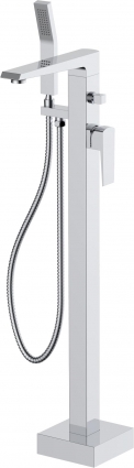 Смеситель для ванны с душем BelBagno Arlie ARL-FMTA-CRM напольный, однорычажный, хром