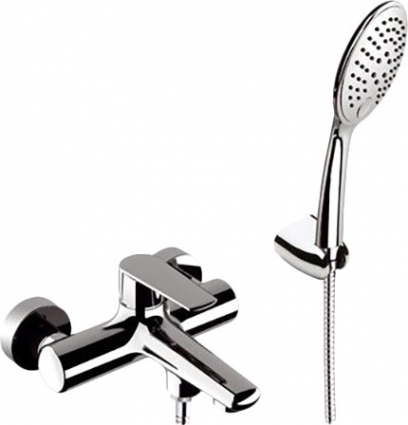 Смеситель для ванны с душем Remer Vanity V02, однорычажный, хром