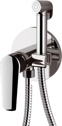 Гигиенический душ Remer Vanity V65W со смесителем, С ВНУТРЕННЕЙ ЧАСТЬЮ, хром, 1 режим