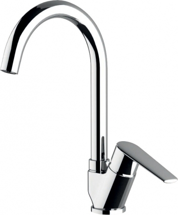 Смеситель для кухни Remer Vanity V42B однорычажный, хром, высота излива 20.7 см
