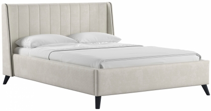 Кровать с подъемным механизмом и дном MYROOM Family Виола 140х200 бежевого цвета, с изголовьем, с ящиком для хранения