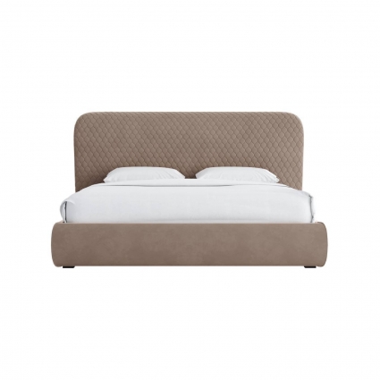 Кровать KARE DESIGN с ящиком и подъемным механизмом Honey 180х200 бежевого цвета, с изголовьем