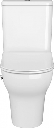 Унитаз-компакт VitrA Zentrum 9012B003-7226 с биде и микролифтом, белый, овальный, 38x61 см
