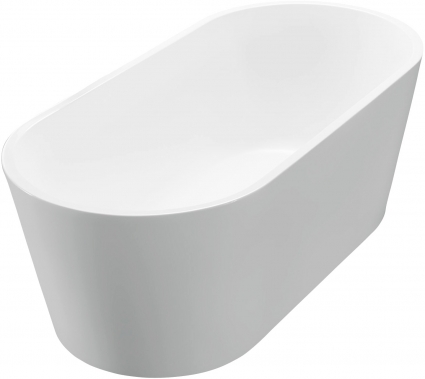 Акриловая ванна BelBagno BB71-1500-W0 150x75 овальная, отдельностоящая