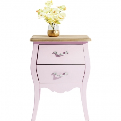 Тумба KARE DESIGN Romantic розового цвета с ящиками, для белья