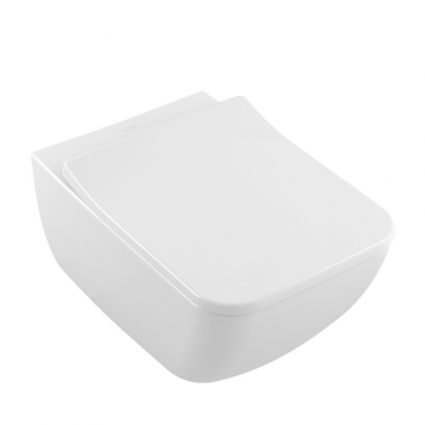 Унитаз подвесной Villeroy & Boch Venticello alpin белый, прямоугольный, 37.5x56 см