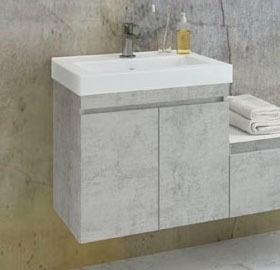 Тумба для комплекта Comforty Осло 60 подвесная, с дверками, матовая
