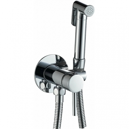Гигиенический душ со смесителем Haiba HB5511, хром в современном стиле