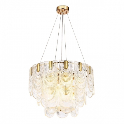 Подвесная люстра Ambrella light Traditional TR5388 в стиле модерн, цвет золотой