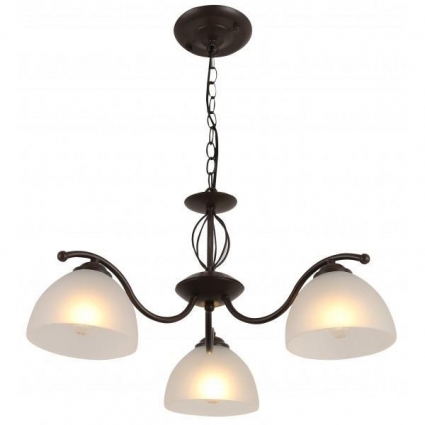 Подвесная люстра Rivoli Jackeline 9141-303 Б0054755 в классическом стиле, цвет кофейный