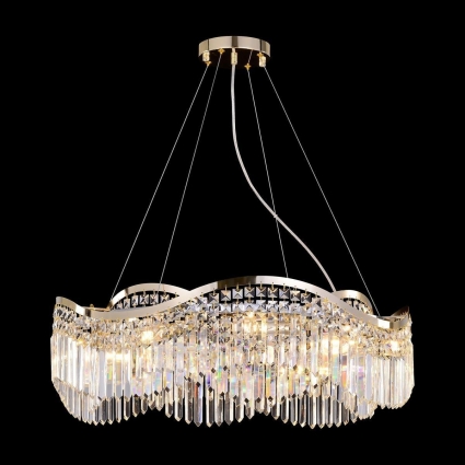 Подвесная люстра Maytoni Gracia DIA201PL-10G в классическом стиле, цвет золотой