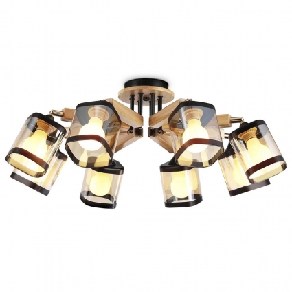 Потолочная люстра Ambrella light Traditional TR9530 цвет янтарный, мощность 320 Вт