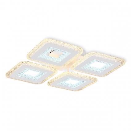 Потолочная светодиодная люстра Ambrella light Acrylica Original FA4004 в стиле Хай-тек, цвет белый