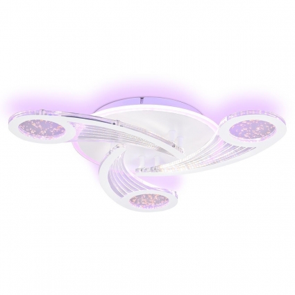 Потолочная светодиодная люстра Ambrella light Acrylica Original FA4475 в стиле Хай-тек, цвет белый