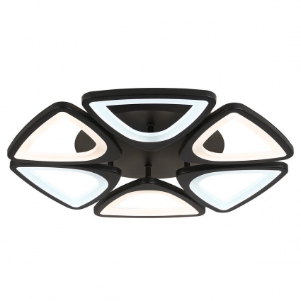 Потолочная светодиодная люстра Ambrella light Acrylica Original FA4495 в стиле Хай-тек, цвет черный