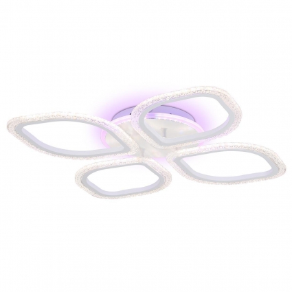 Потолочная светодиодная люстра Ambrella light Acrylica Original FA4501 в стиле Хай-тек, цвет белый