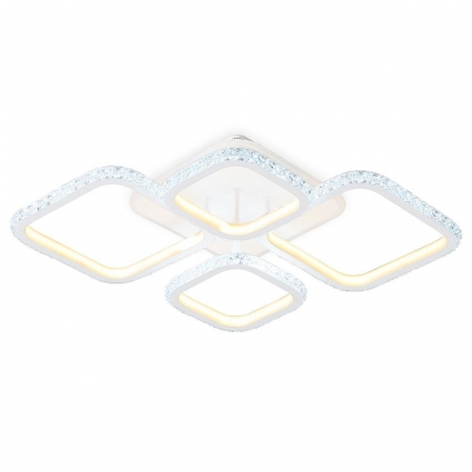 Потолочная светодиодная люстра Ambrella light Acrylica Original FA9541 в стиле Хай-тек, цвет белый