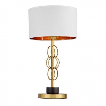 Настольная лампа Lumina Deco Azzaria LDT 5523 MD+WT в стиле модерн, цвет белый