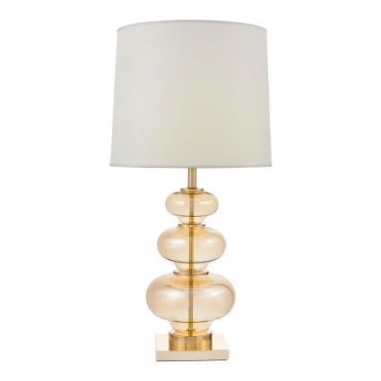 Настольная лампа Lumina Deco Briston LDT 303 F.GD+WT в стиле модерн, цвет белый