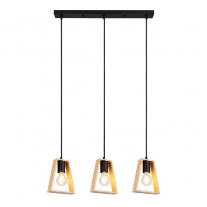 Подвесной светильник Arte Lamp Brussels A8030SP-3BK цвет дерево, мощность 180 Вт