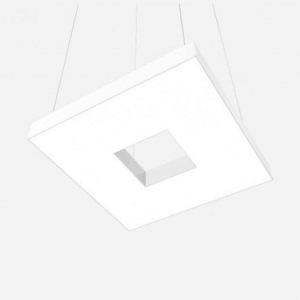 Подвесной светодиодный светильник Siled Cuadra-Hole-03 7370630 в современном стиле, цвет белый
