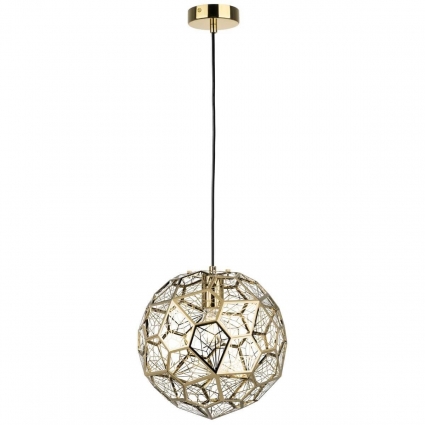 Подвесной светильник Lightstar Fermo 724012 в стиле арт-деко, цвет золотой