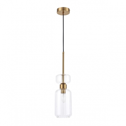 Подвесной светильник Escada Gloss 1141/1S Clear в стиле модерн, цвет медь