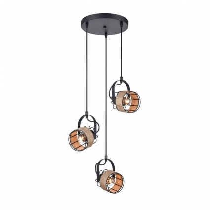 Подвесной светильник Vele Luce Extra VL6472P13 в стиле лофт, цвет черный
