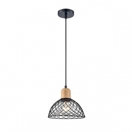 Подвесной светильник Vele Luce Folk VL6502P01 в стиле лофт, цвет черный