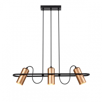 Подвесной светильник Vele Luce Pacifico VL5804P03 в стиле модерн, цвет золотой