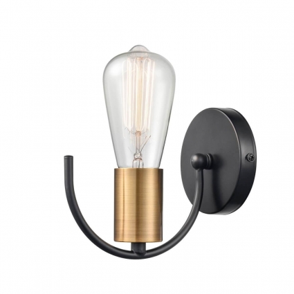 Бра Vele Luce Crea VL6522W01 в стиле лофт, цвет черный, мощность 60 Вт