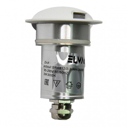 Уличный светодиодный светильник Elvan GW-812A/2-1W-WW-Wh в современном стиле, цвет белый