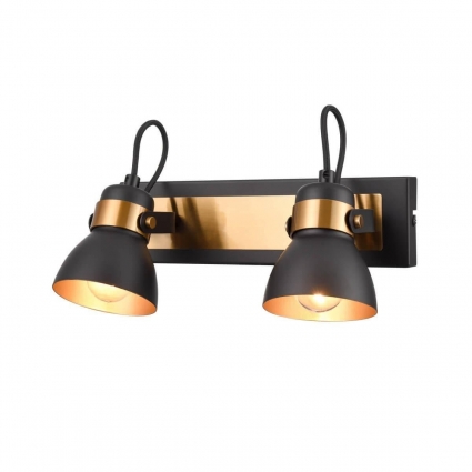 Спот Vele Luce Vulcano VL6544W02 в стиле лофт, цвет черный, мощность 120 Вт