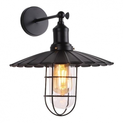 Бра Lumina Deco Lataro LDW 6015 BK в стиле кантри, цвет черный