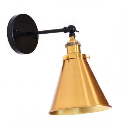 Бра Lumina Deco Rubi LDW B007-1 BK+MD в стиле лофт, цвет бронза, мощность 60 Вт