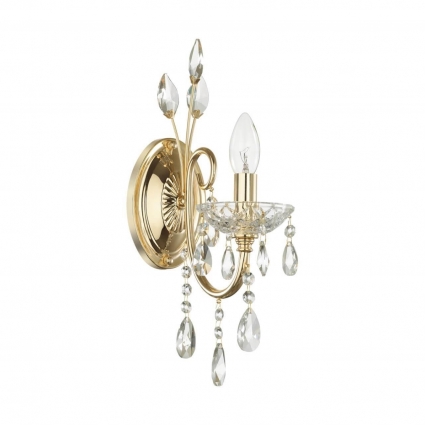Бра Odeon Light Versia 4977/1W в классическом стиле, цвет золотой, мощность 40 Вт