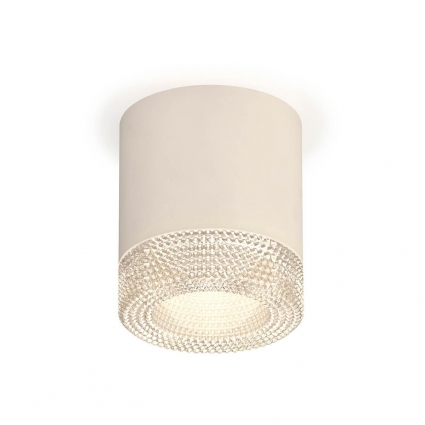 Комплект накладного светильника Ambrella light XS7401020 (C7401+N7191) в современном стиле, цвет белый