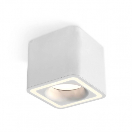 Комплект накладного светильника Ambrella light XS7805020 (C7805, N7715), в современном стиле, цвет белый