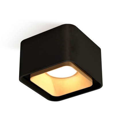 Ambrella light Комплект накладного светильника XS7833004 (C7833 + N7704) в современном стиле, цвет черный